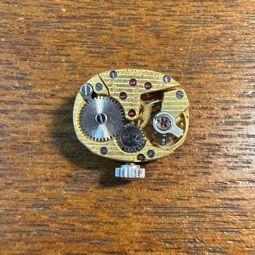 Vintage Hamilton Watch Co. 17 Jewel Watch Movement 780 Working Condition